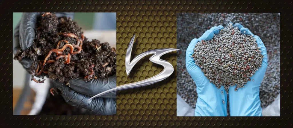 chemical vs vermicompost fertlizer